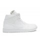 AIR JORDAN 1 MID TRIPLE WHITE  Schuhe 554724 130