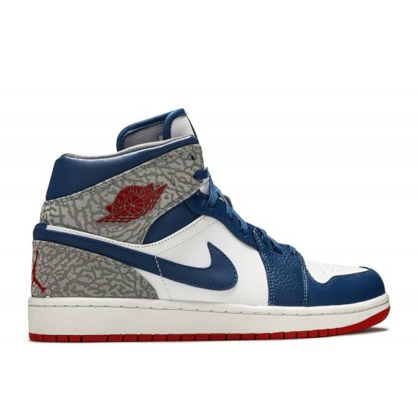 AIR JORDAN 1 MID TRUE BLUE  Schuhe 554724 107