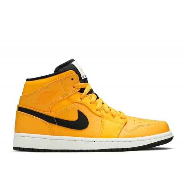 AIR JORDAN 1 MID UNIVERSITY GOLD YELLOW  Schuhe 554724 700