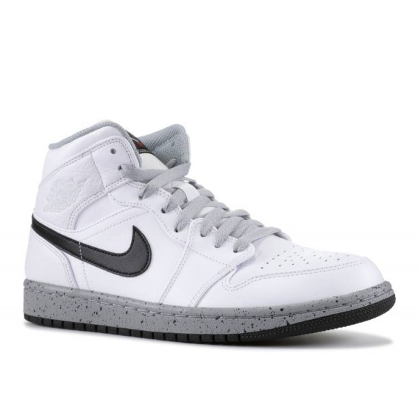 AIR JORDAN 1 MID WHITE CEMENT  Schuhe 554724 115