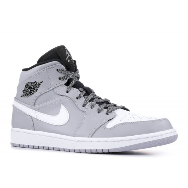 AIR JORDAN 1 MID WOLF GREY  Schuhe 554724 046