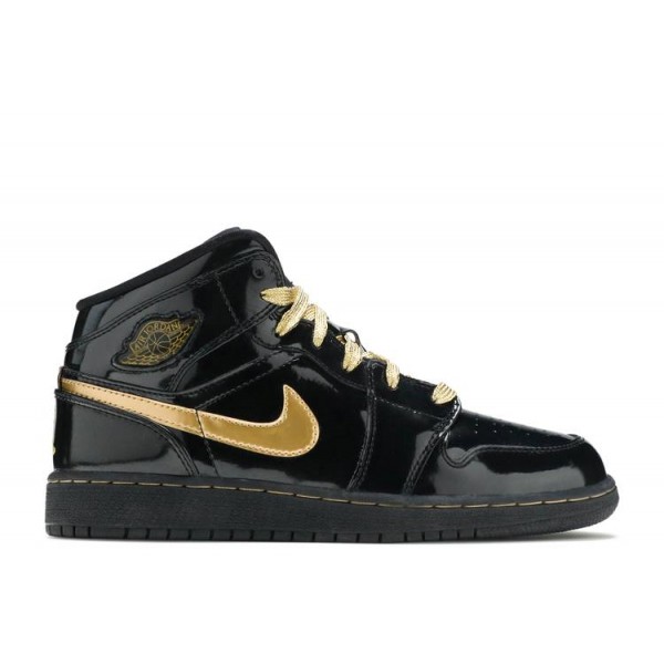 AIR JORDAN 1 PHAT GS BLACK METALLIC GOLD  Schuhe 364781 001