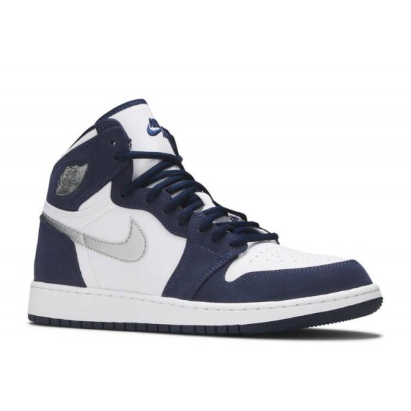 AIR JORDAN 1 RETRO HIGH CO JP GS MIDNIGHT NAVY 2020  Schuhe 575441 141