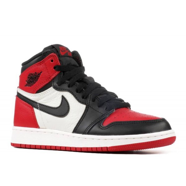 AIR JORDAN 1 RETRO HIGH OG BG BRED TOE  Schuhe 575441 610