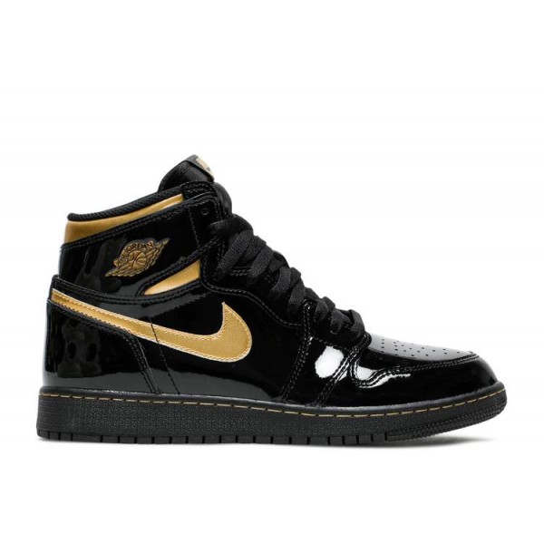 AIR JORDAN 1 RETRO HIGH OG BLACK METALLIC GOLD  Schuhe 555088 032