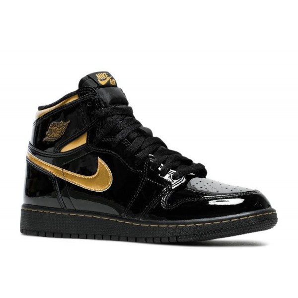 AIR JORDAN 1 RETRO HIGH OG BLACK METALLIC GOLD  Schuhe 555088 032