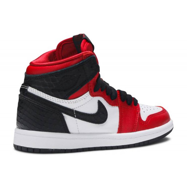 AIR JORDAN 1 RETRO HIGH OG PS SATIN RED  Schuhe cu0449 601