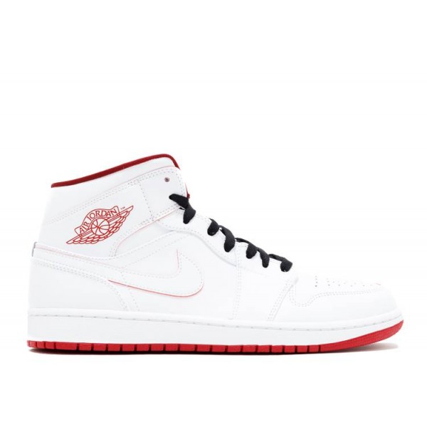 AIR JORDAN 1 RETRO MID WHITE GYM RED  Schuhe 554724 103