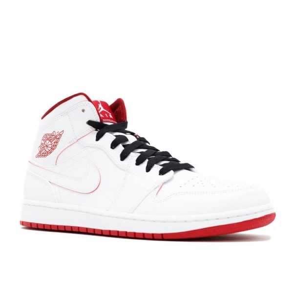 AIR JORDAN 1 RETRO MID WHITE GYM RED  Schuhe 554724 103