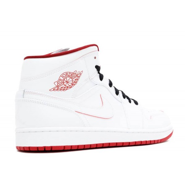 AIR JORDAN 1 RETRO MID WHITE GYM RED  Schuhe 554724 103