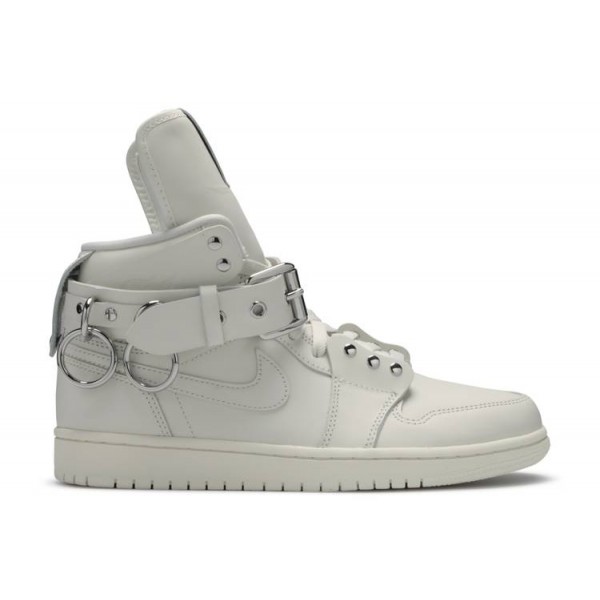 COMME DES GARONNE X AIR JORDAN 1 RETRO STRAP HIGH WHITE  Schuhe cn5738 100