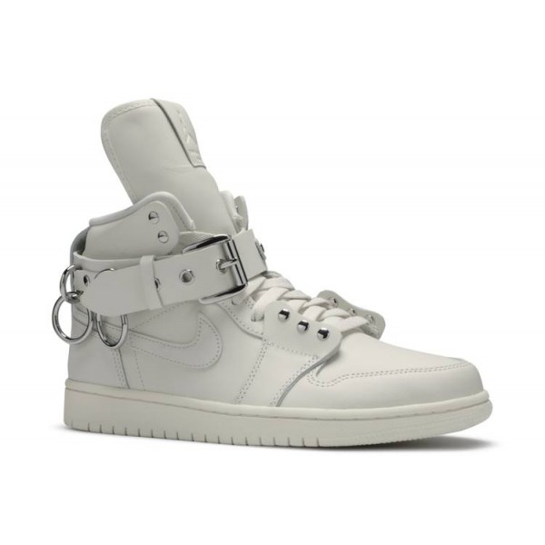 COMME DES GARONNE X AIR JORDAN 1 RETRO STRAP HIGH WHITE  Schuhe cn5738 100