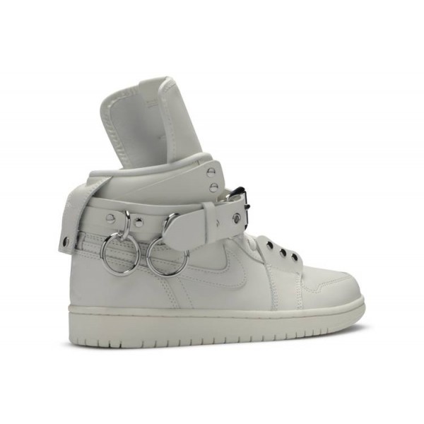 COMME DES GARONNE X AIR JORDAN 1 RETRO STRAP HIGH WHITE  Schuhe cn5738 100