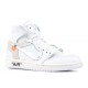 OFF WHITE X AIR JORDAN 1 RETRO HIGH OG BG WHITE 2018  Schuhe aq8296 100