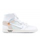 OFF WHITE X AIR JORDAN 1 RETRO HIGH OG WHITE 2018  Schuhe aq0818 100