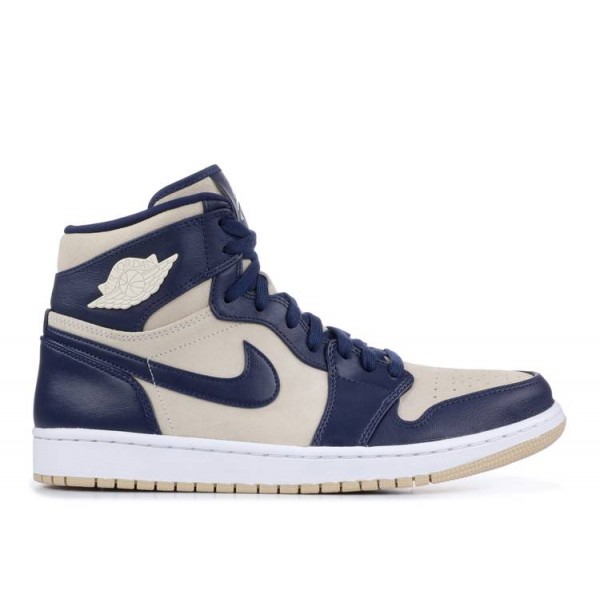 WMNS AIR JORDAN 1 HIGH NAVY CREAM  Schuhe aq9131 401