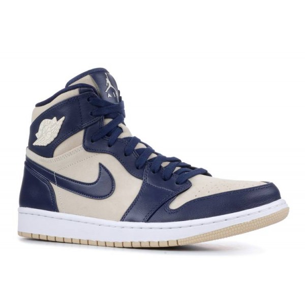 WMNS AIR JORDAN 1 HIGH NAVY CREAM  Schuhe aq9131 401