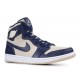 WMNS AIR JORDAN 1 HIGH NAVY CREAM  Schuhe aq9131 401