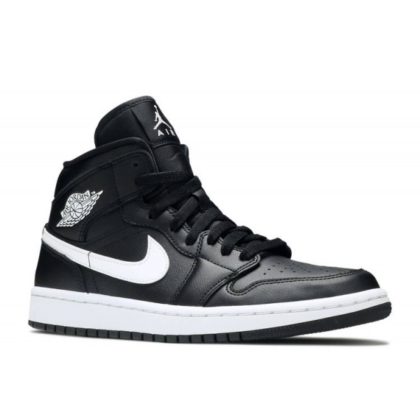 WMNS AIR JORDAN 1 MID BLACK WHITE  Schuhe bq6472 011