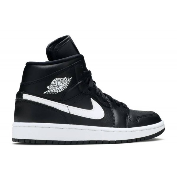 WMNS AIR JORDAN 1 MID BLACK WHITE  Schuhe bq6472 011