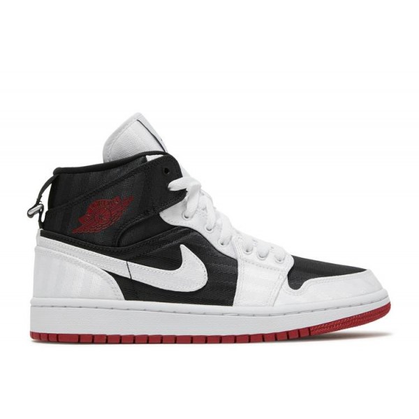 WMNS AIR JORDAN 1 MID SE UTILITY WHITE BLACK GYM RED  Schuhe dd9338 016