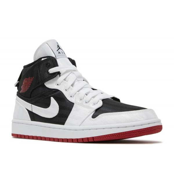 WMNS AIR JORDAN 1 MID SE UTILITY WHITE BLACK GYM RED  Schuhe dd9338 016