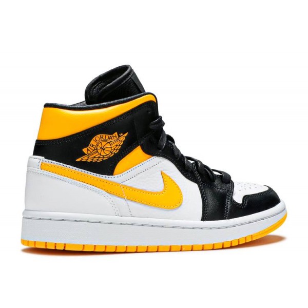 WMNS AIR JORDAN 1 MID SE WHITE LASER ORANGE  Schuhe cv5276 107