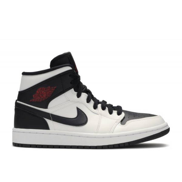 WMNS AIR JORDAN 1 MID WHITE BLACK  Schuhe bq6472 101