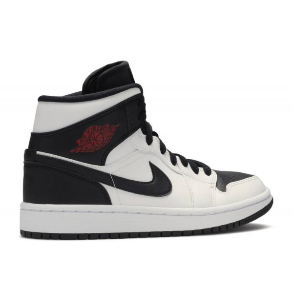 WMNS AIR JORDAN 1 MID WHITE BLACK  Schuhe bq6472 101