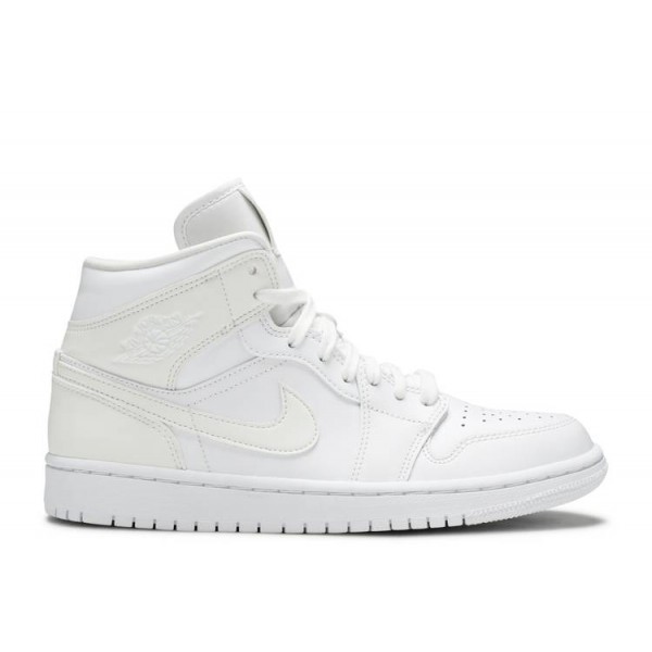 WMNS AIR JORDAN 1 MID WHITE IVORY  Schuhe bq6472 112