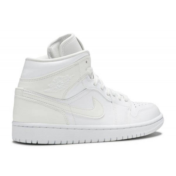 WMNS AIR JORDAN 1 MID WHITE IVORY  Schuhe bq6472 112