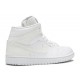 WMNS AIR JORDAN 1 MID WHITE IVORY  Schuhe bq6472 112