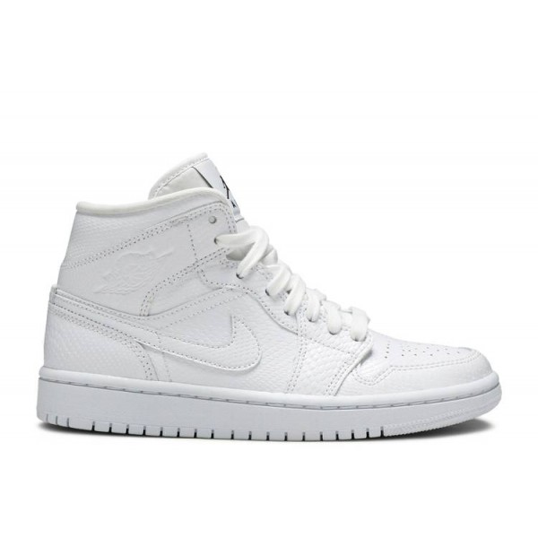 WMNS AIR JORDAN 1 MID WHITE SNAKESKIN  Schuhe bq6472 110