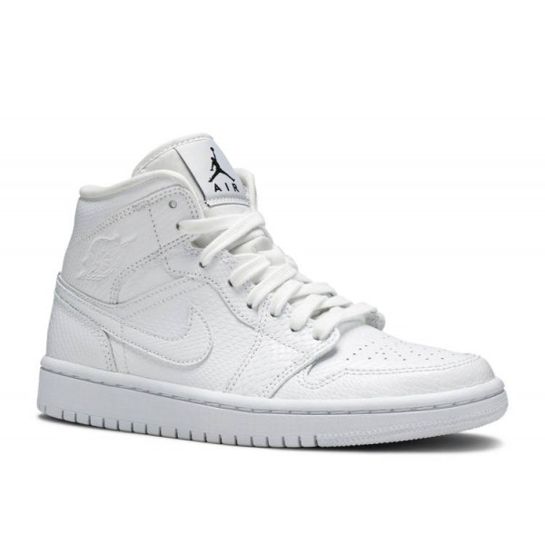 WMNS AIR JORDAN 1 MID WHITE SNAKESKIN  Schuhe bq6472 110