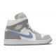 WMNS AIR JORDAN 1 MID WOLF GREY ALUMINUM  Schuhe bq6472 105