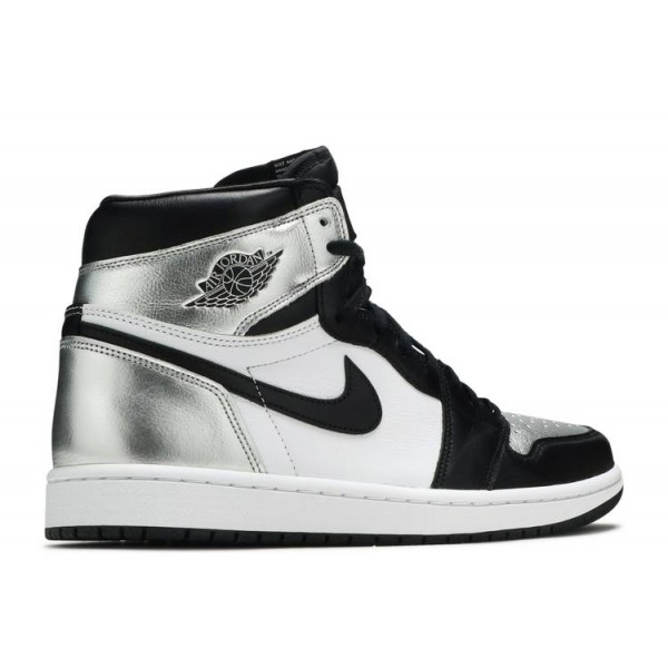 WMNS AIR JORDAN 1 RETRO HIGH OG SILVER TOE  Schuhe cd0461 001