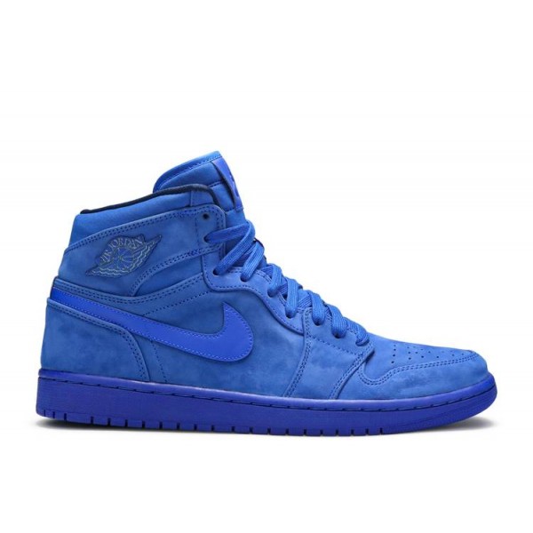 WMNS AIR JORDAN 1 RETRO HIGH PREMIUM BLUE SUEDE  Schuhe ah7389 400