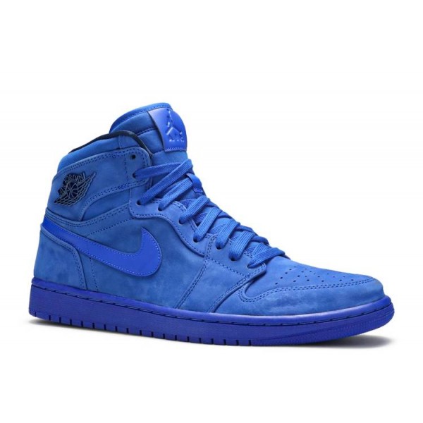 WMNS AIR JORDAN 1 RETRO HIGH PREMIUM BLUE SUEDE  Schuhe ah7389 400