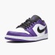 Damen/Herren Nike Jordan 1 Retro Low Court Lila 553558-500 Schuhe