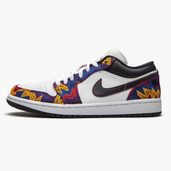 Damen/Herren Nike Jordan 1 Retro Low Nothing But Net CZ8659-100 Schuhe