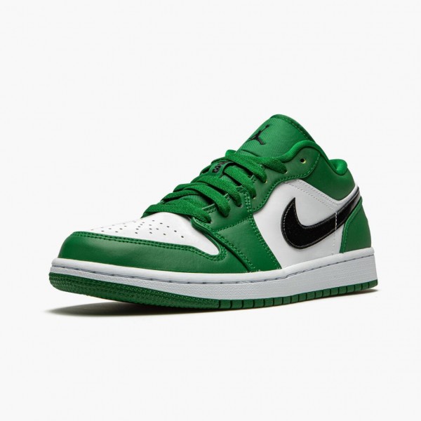 Damen/Herren Nike Jordan 1 Retro Low Pine Grün 553558-301 Schuhe