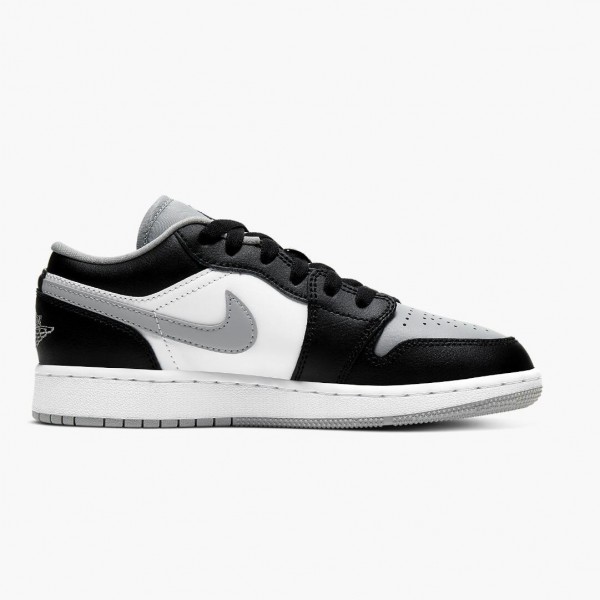 Damen/Herren Nike Jordan 1 Retro Low Smoke Grey 553560-039 Schuhe