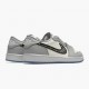 Damen/Herren Nike Jordan 1 Retro Low Wolf Grey Sail Photoson Dust CN8608-002 Schuhe