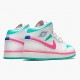 Damen Nike Jordan 1 Mid Digital Rosa 555112-102 Schuhe