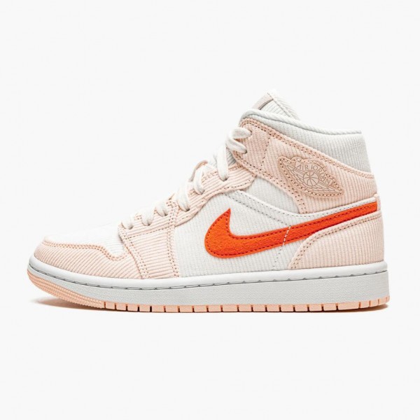 Damen/Herren Nike Jordan 1 Mid SE Corduroy Sail DA8009-108 Schuhe