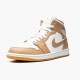 Damen/Herren Nike Jordan 1 Mid Tan Gum 554724-271 Schuhe