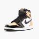 Damen/Herren Nike Jordan 1 Retro Gold Toe 861428-007 Schuhe