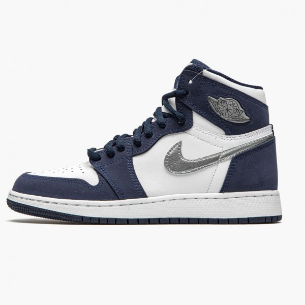 Damen/Herren Nike Jordan 1 Retro High COJP Midnight Navy DC1788-100 Schuhe