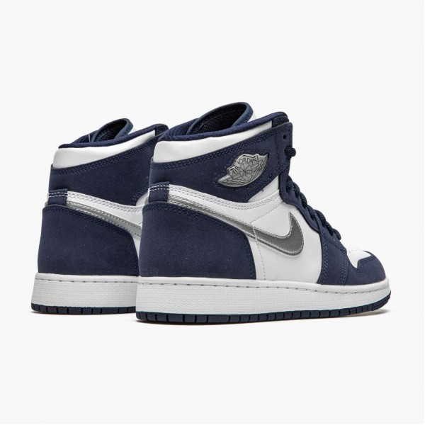 Damen/Herren Nike Jordan 1 Retro High COJP Midnight Navy DC1788-100 Schuhe