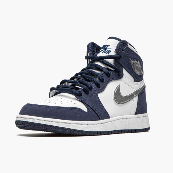 Damen/Herren Nike Jordan 1 Retro High COJP Midnight Navy DC1788-100 Schuhe